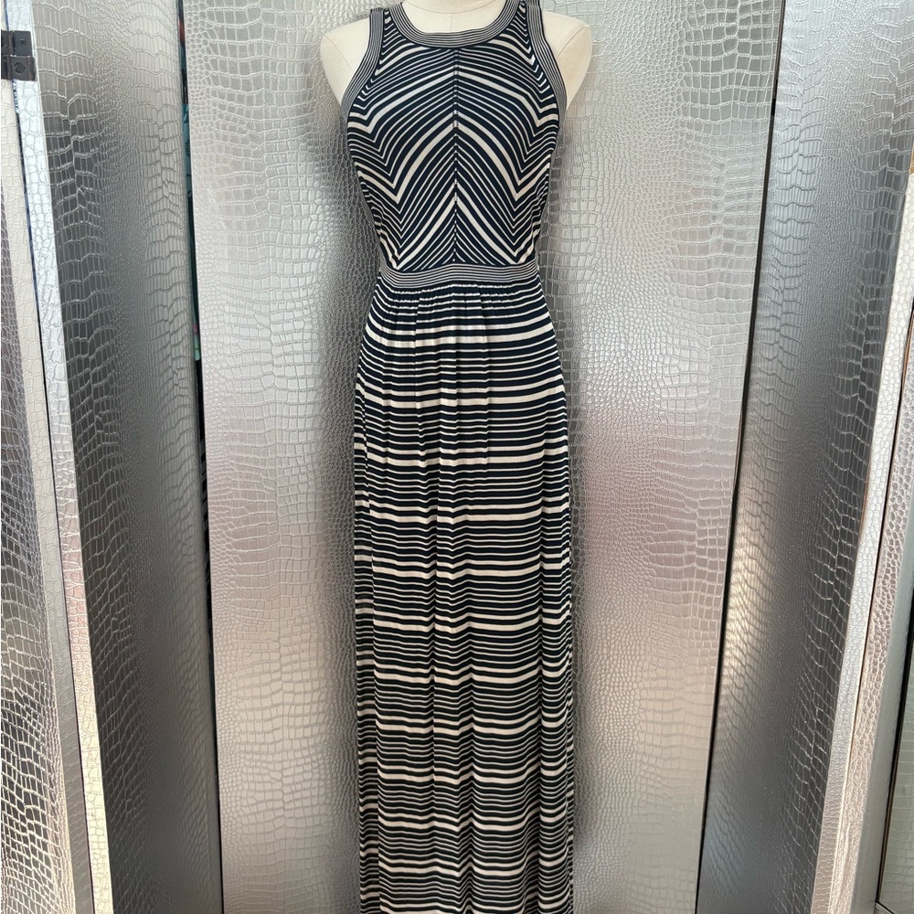 Trina Turk Black Halter Maxi Sundress